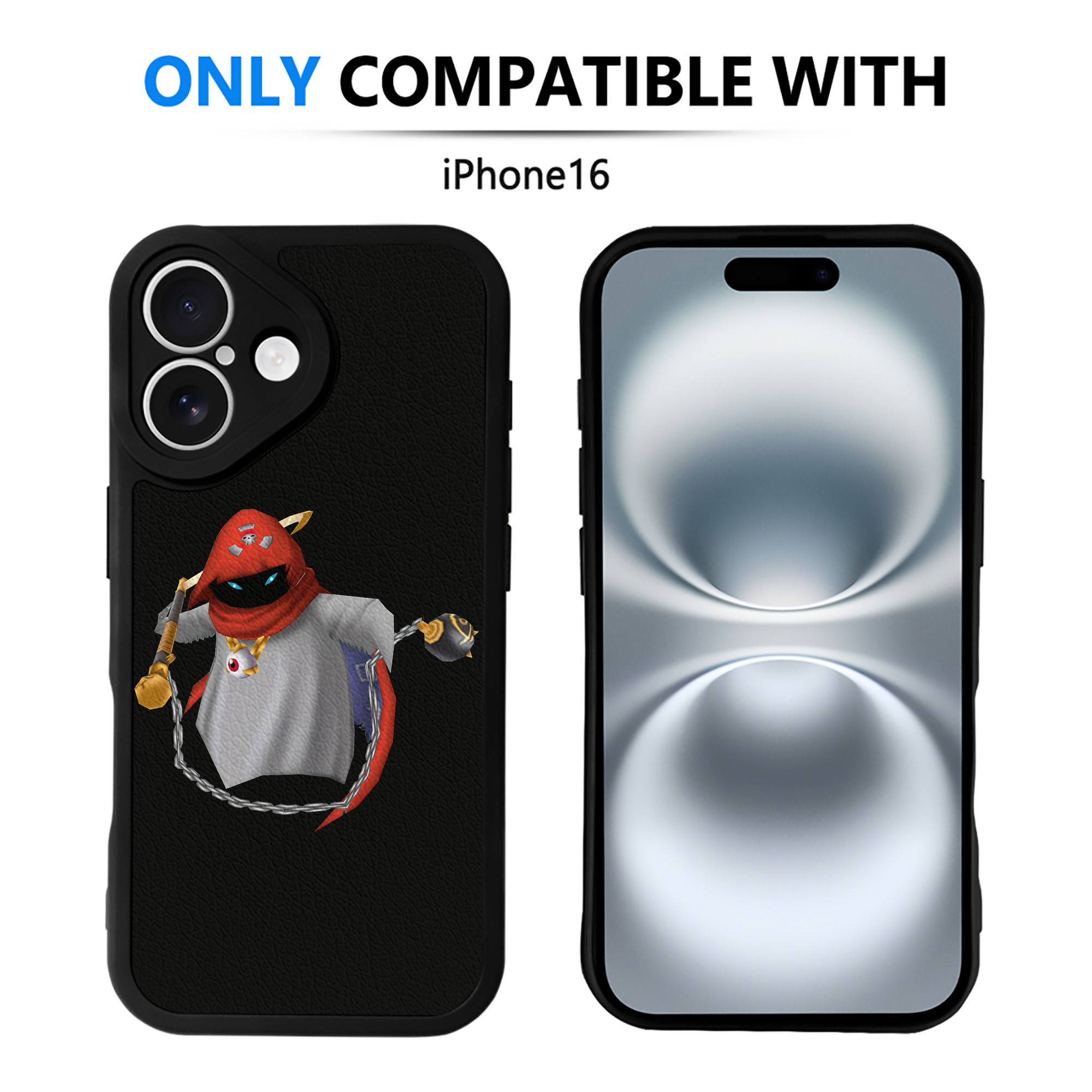 （画像用） Digimon デジタルモンスター/デジモン 【iPhone 16シリーズ対応】シリコンスマホケース（レザー調） 材質：シリコン
